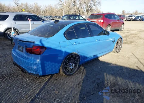 2017 BMW M3 z USA, uszkodzony, nr VIN WBS8M9C54H5G42427